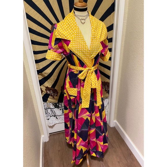 🌈 Gorgeous Vintage Art maxi dress - Picture 3 of 6